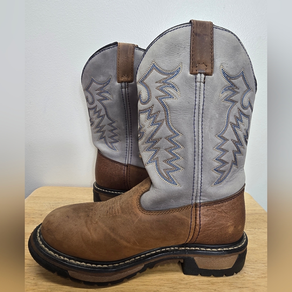 Women's Rocky Western Boots Size 8 Cowgirl Workwear Leather Style 4227